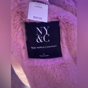 New York and Company women’s pink jacket.